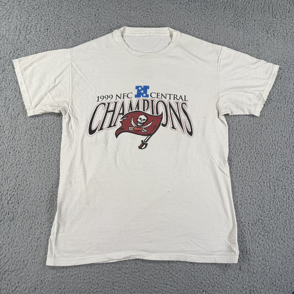 Vintage Tampa Bay Buccaneers Shirt Mens Large NFL Football Champions 1999 90s